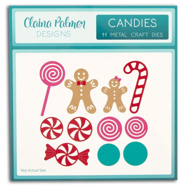 Claina Palmer Designs Candies Dies Set - 11 Dies - 784023