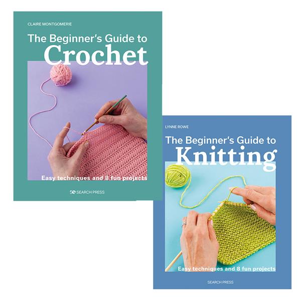 Beginners Guides to Crochet/Knitting Book Bundle - 788556