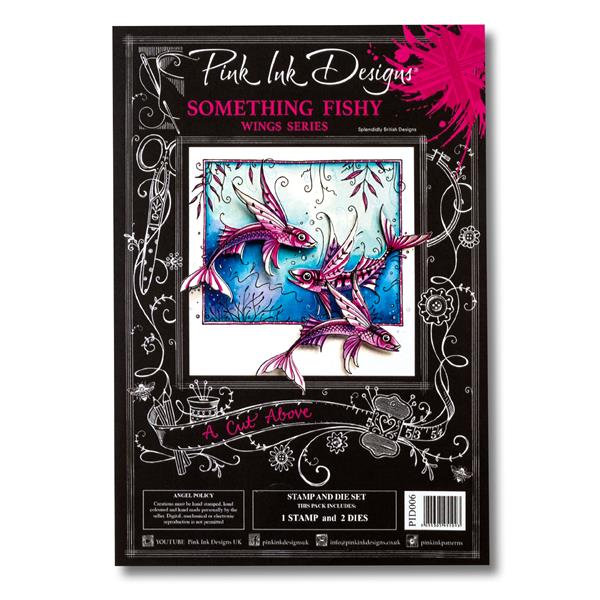 Pink Ink Designs A Cut Above Stamp & Die Set - Something Fishy -  - 794844
