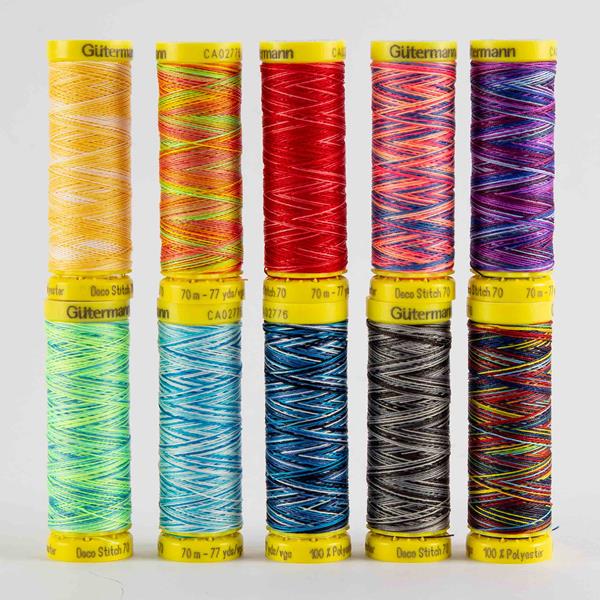Guttermann Deco Stitch Thread Set - 10 x 70m - 795172
