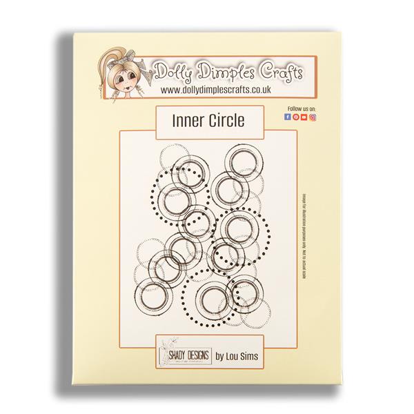 Shady Designs Inner Circle A7 Background Stamp - 795277