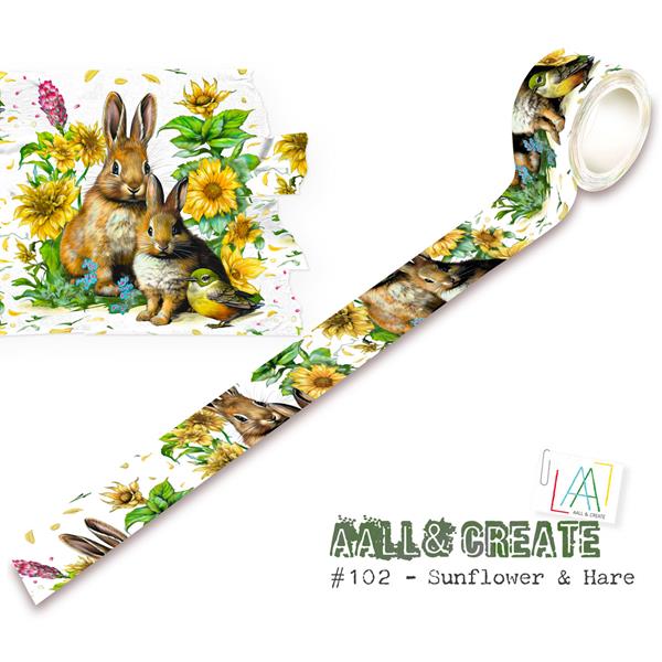 AALL & Create Washi Tape - Sunflower & Hare - 798928