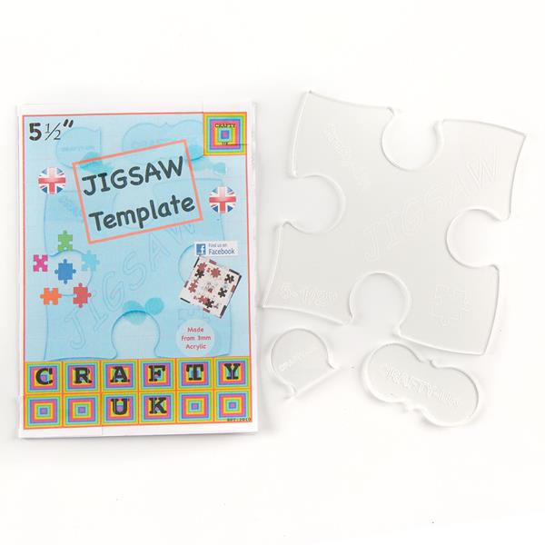 Crafty UK 5 1/2" Jigsaw Template - 801886