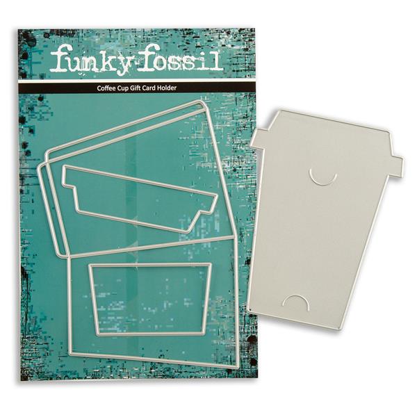 Funky Fossil Coffee Gift Card Die Set - 4 Dies - 802331