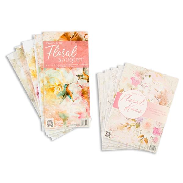 Stamps By Me Floral Painted Mounts - Floral Hues & Floral Bouquet - 803029