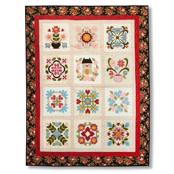 Quilter's Trading Post Pathways to Love Sampler Quilt Kit with Fo - 805270