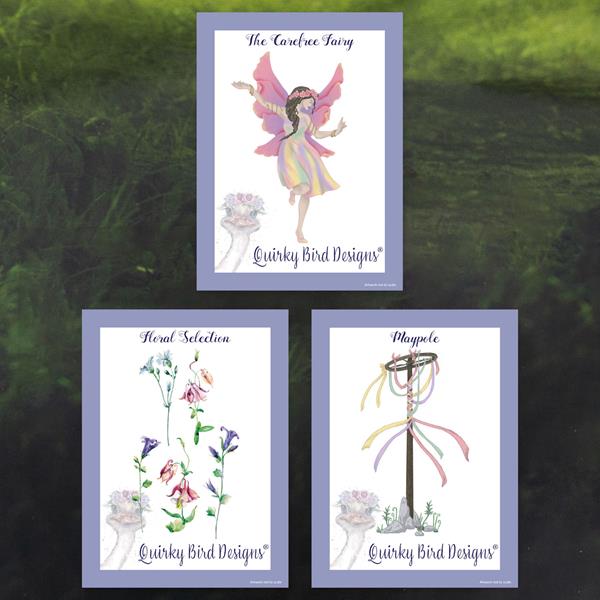 Quirky Bird Carefree Moments Die Collection - 5 Dies - 805350