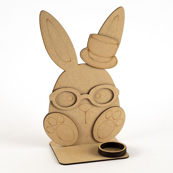 Samantha K Crafts Large Bunny Egg Holder - Man - 805418