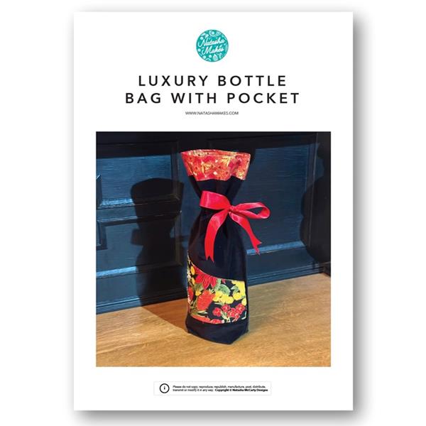 Natasha Makes Luxury Bottle Bag with Pocket Instructions - 807575