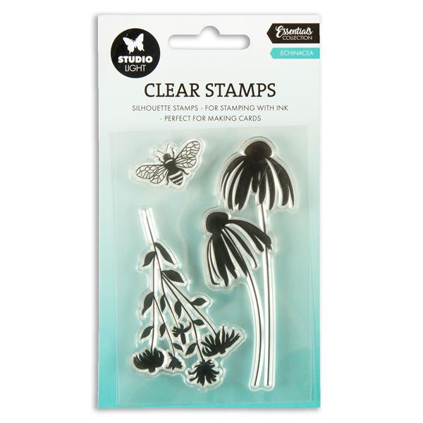 Studio Light Essentials Stamp Set - Echinacea - 3 Stamps - 807684