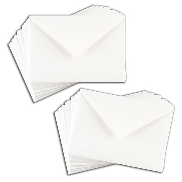Jellybean 100 x C5 White Embossed Diamond Flap Envelopes - 110gsm - 811208