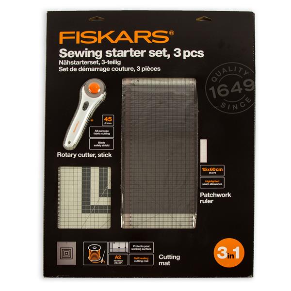 Fiskars Sewing 3 Piece Rotary Cutting Set - 812923