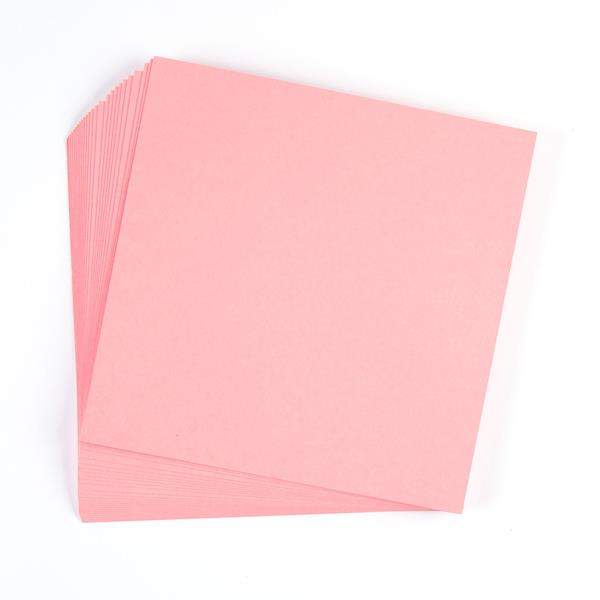 Pink Frog Crafts True Pink Card - 20x20cm - 285gsm - 50 Sheets - 813255