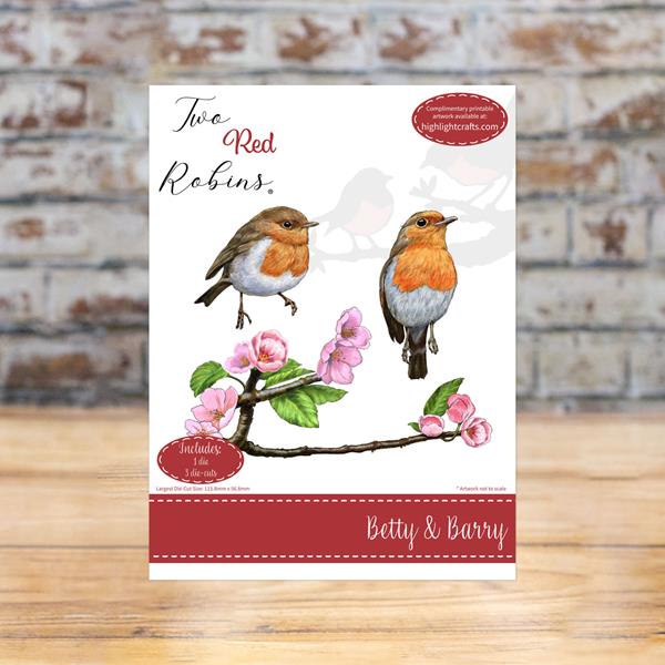 Two Red Robins Betty & Barry Die - 816138