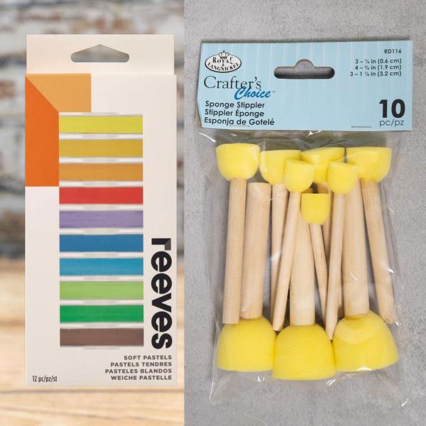 Reeves Multicolour Soft Pastel & Stippling Set - 817895