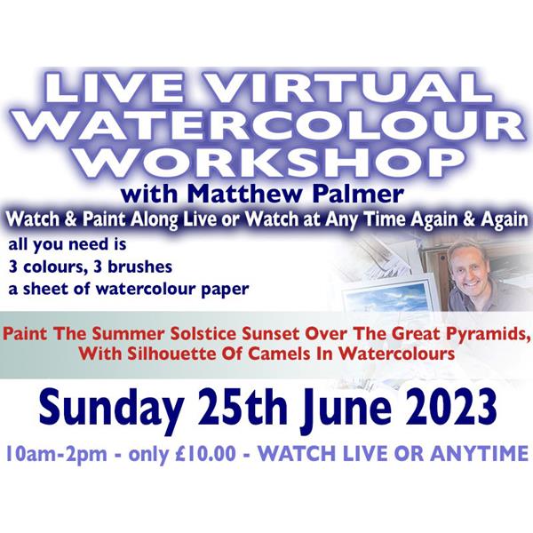 Matthew Palmer Live Virtual Workshop - Paint The Summer Solstice  - 820975