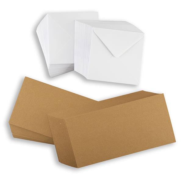 Craft Perfect Card Blanks 7X7-Ivory White