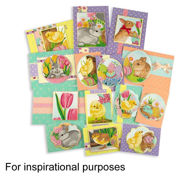 Crystal Art Papercrafting Kit - Easter Wishes - 822078