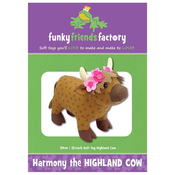 Oh Sew Sweet Shop Funky Friends Factory Harmony The Highland Cow  - 822673