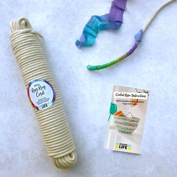 Ragged Life Coiled Rope Rag Bowl Pack - Includes: Instructions &  - 822915