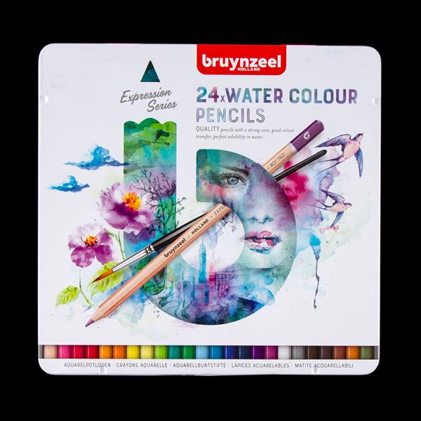 Bruynzeel Expression 24 x Watercolour Pencils - 824925