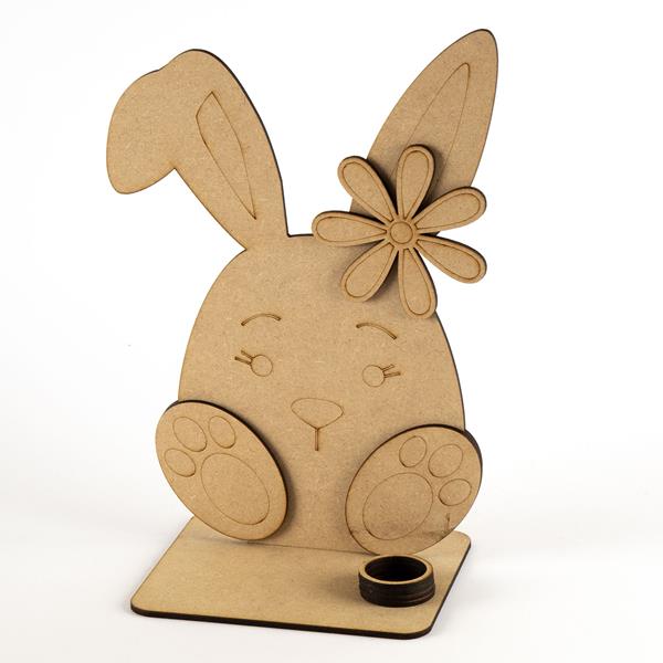 Samantha K Crafts Large Bunny Egg Holder - Lady - 826185