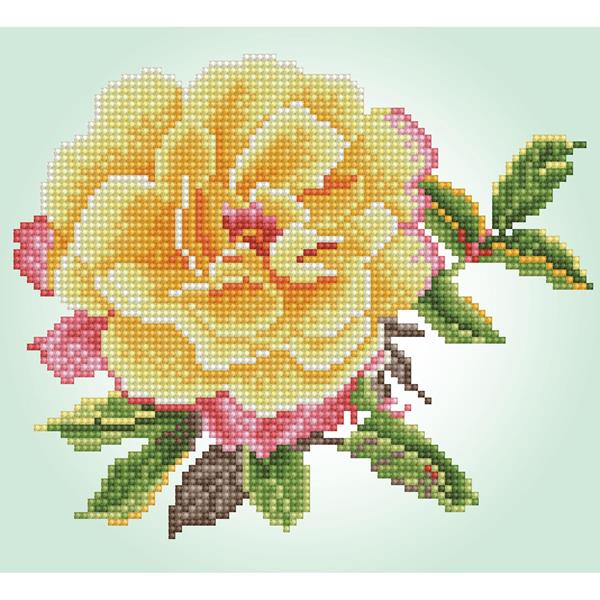 Diamond Dotz Watercolour Rose Painting Kit - 9.06" x 9.84" - 830470