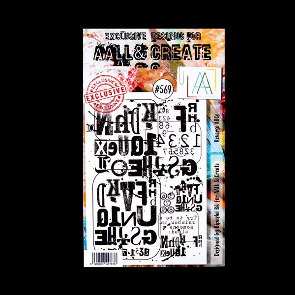 AALL & Create A6 Stamp - Reverse ABCs - 834028