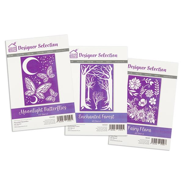 Create & Craft Enchanted Glade Stencil Collection - 834209