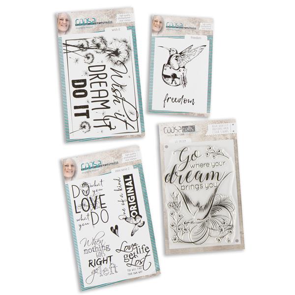 COOSA Crafts Quote Stamp Collection - 9 Stamps - 834770