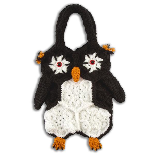 Jospeh Bear Designs Penguin Tote Bag Crochet Kit - 840194