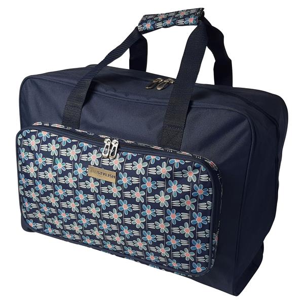 Sewing Online Navy Daisy Sewing Machine Bag - 33x45.7x20.32cm - 840301