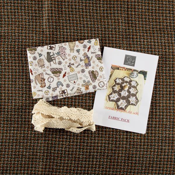 Cross Patch Big Hexie Fabric Pack of Welsh Tweed, Lace & Lynette  - 840704