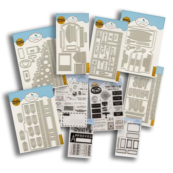Elizabeth Craft Designs Juego de sellos de tinta con tarjetas de diari –  Kreative Kreations