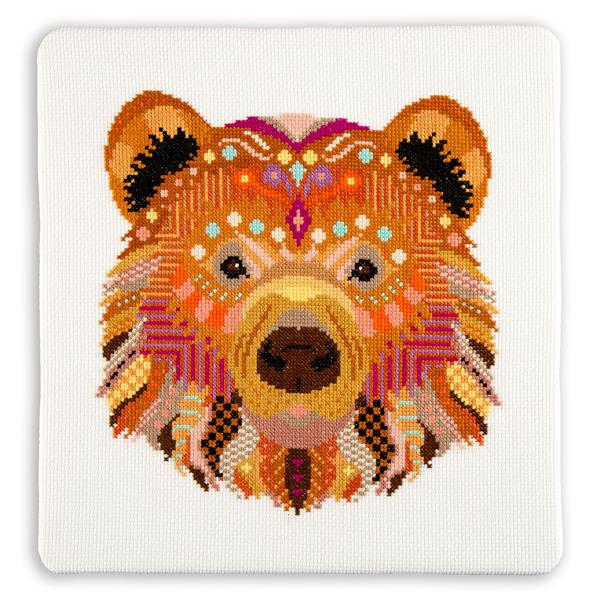 Meloca Designs Mandala Bear Cross Stitch Kit - 845402