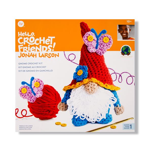 Jonah's Hands Crochet Friends Gnome Box Kit - 853134