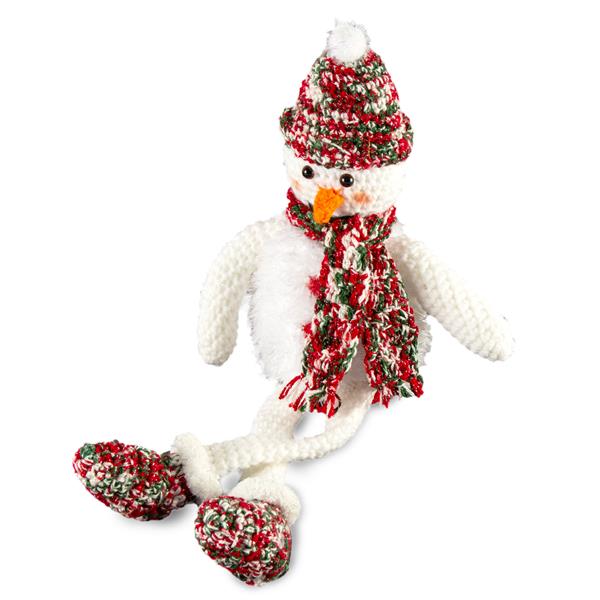 Joseph Bear Designs Christmas Snowman Shelf Sitter Crochet Kit - 854625