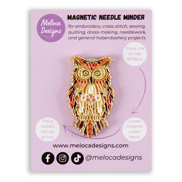 Meloca Designs Mandala Owl Needle Minder - 857794