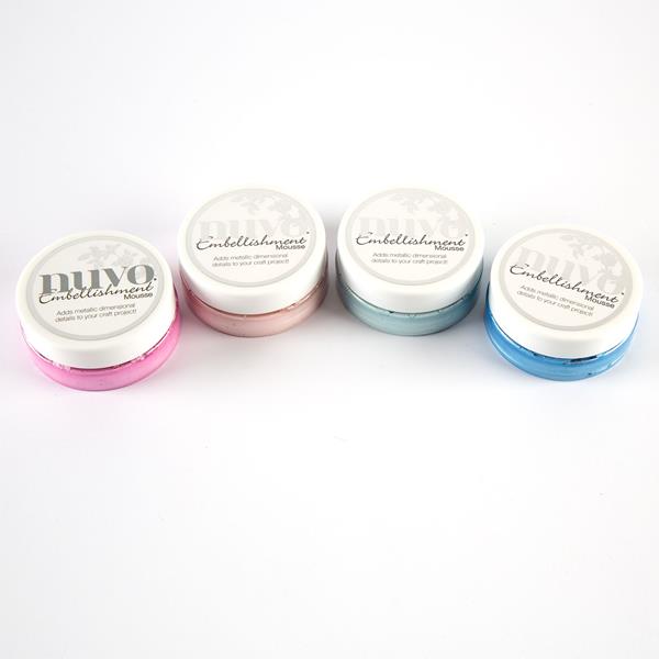 Tonic Studios Nuvo Embellishment Mousse Collection - Pink & Blue - 860761