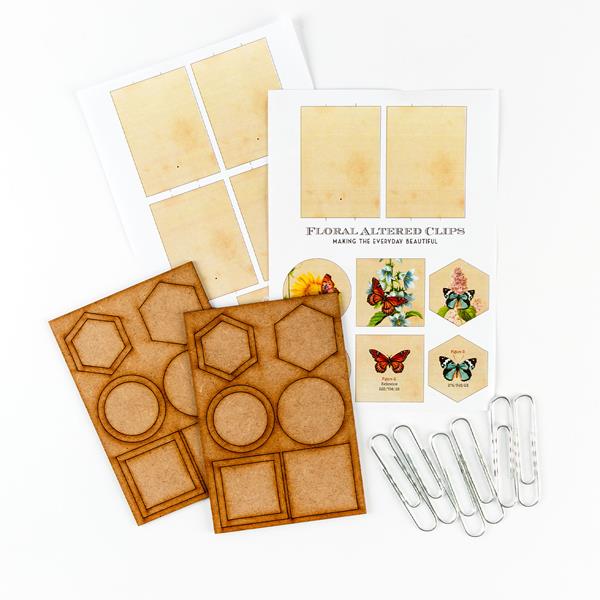 IndigoBlu Jumbo Paperclips Kit - Butterflies - 866478