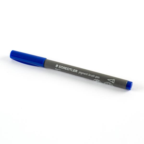 Staedtler Pigment Arts Brush Pen - Blue - 868159