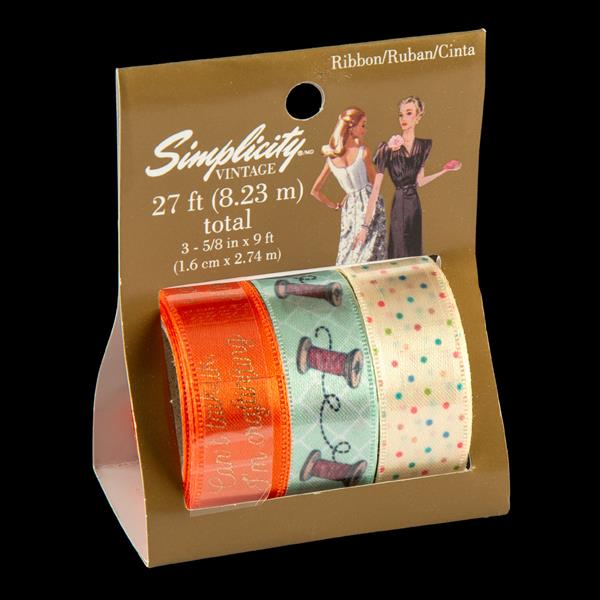 Simplicity Vintage Carded Ribbon - 878120