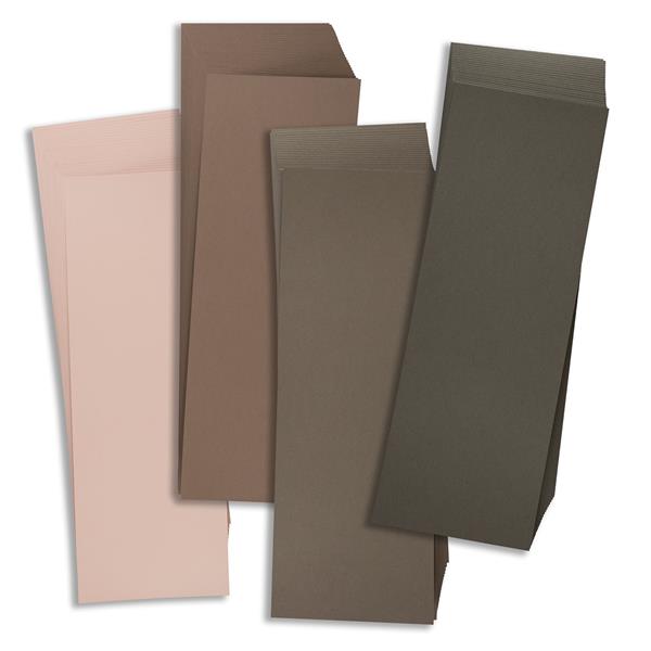 Pink Frog Crafts 15 x 42cm Tonal Card Collection - 290gsm - 100 S - 881511