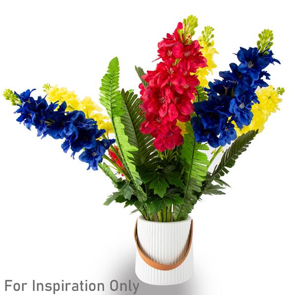 Forever Flowerz Delphinium Collection - Magenta, Blue and Pink - 882526