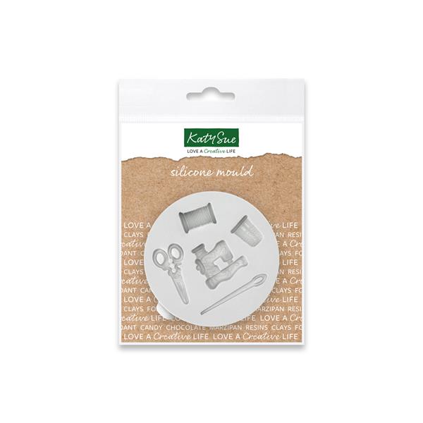 Katy Sue Miniature Sewing Set Silicone Mould - 883556