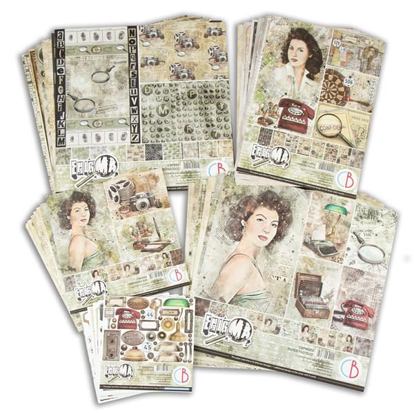 Ciao Bella Paper Enigma Collection - 2 x 12x12", 8x8", A4 & 6x6"  - 885428