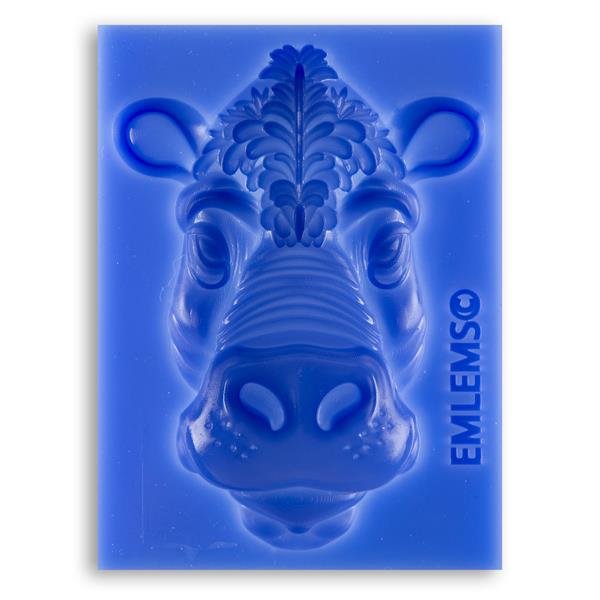 Emlems Hippo Head Silicone Mould - 890370