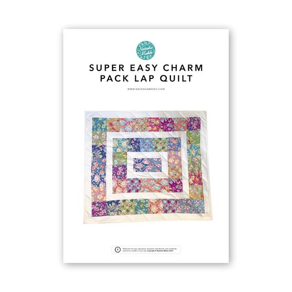 Natasha Makes Super Easy Charm Pack Lap Quilt Pattern - 895154