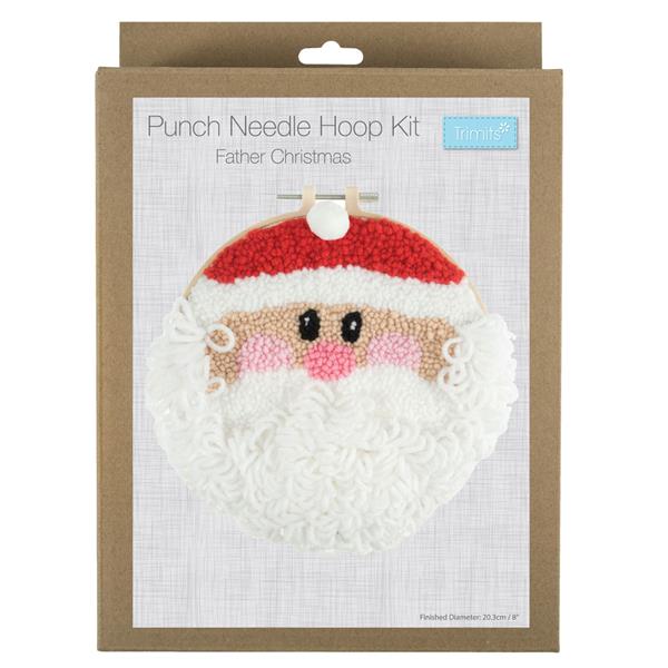 Trimits Father Christmas Punch Needle Kit - 896158