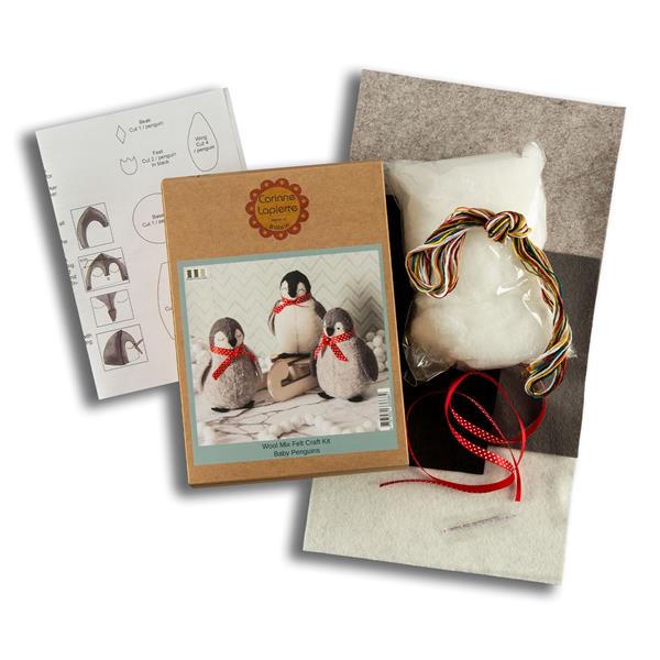 Corinne Lapierre Baby Penguins Felt Craft Kit